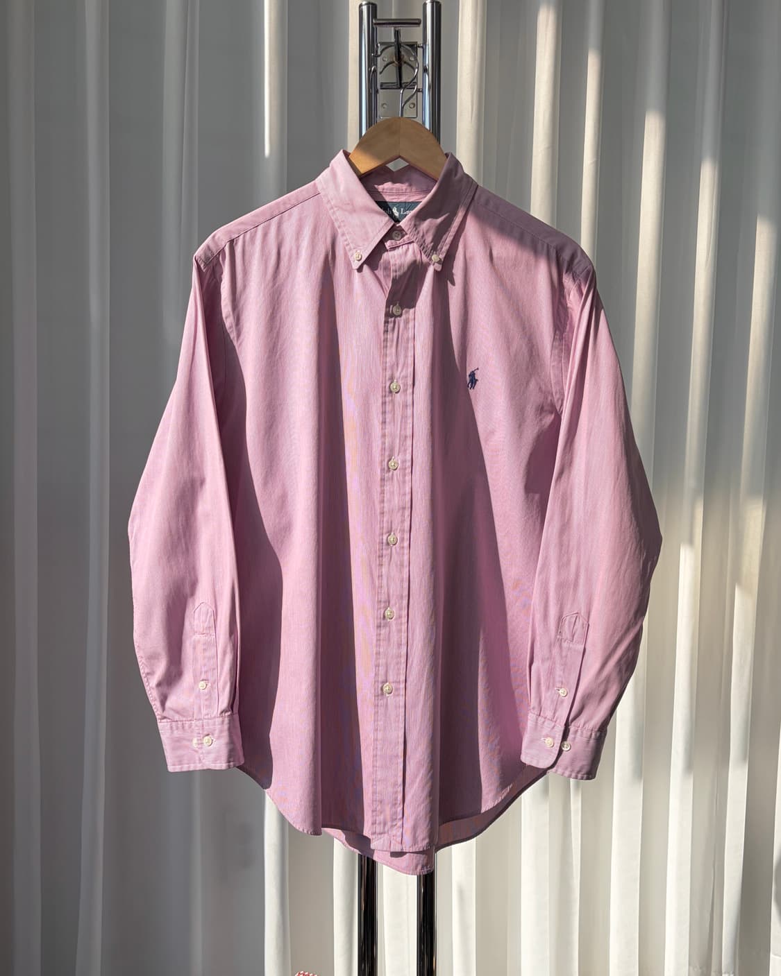 [L]폴로 랄프로렌 클래식핏 스트라이프 포플린 셔츠 상품이미지2