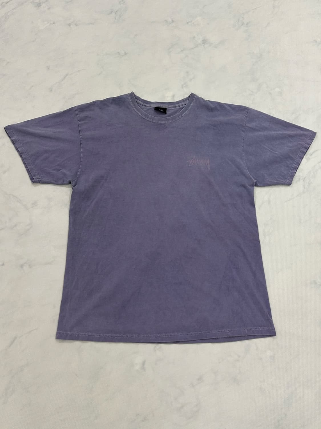 스투시(Stussy) 빈티지 퍼플 페인터 그래픽 반팔 티셔츠 (L) 상품이미지6
