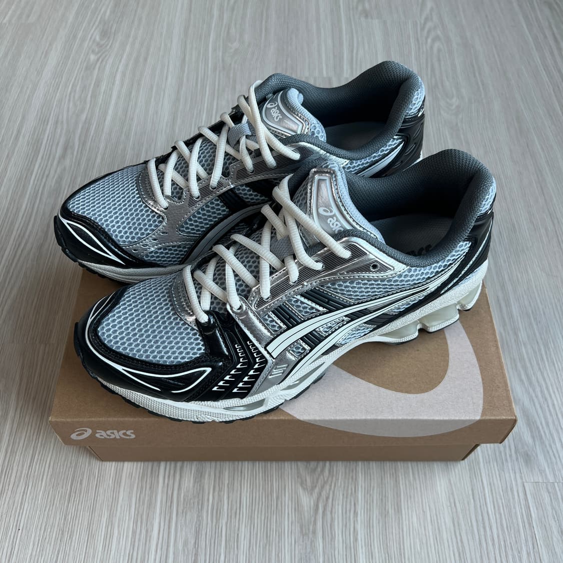 275 아식스 젤 카야노 14 블랙 글레이셔 그레이 상품이미지4
