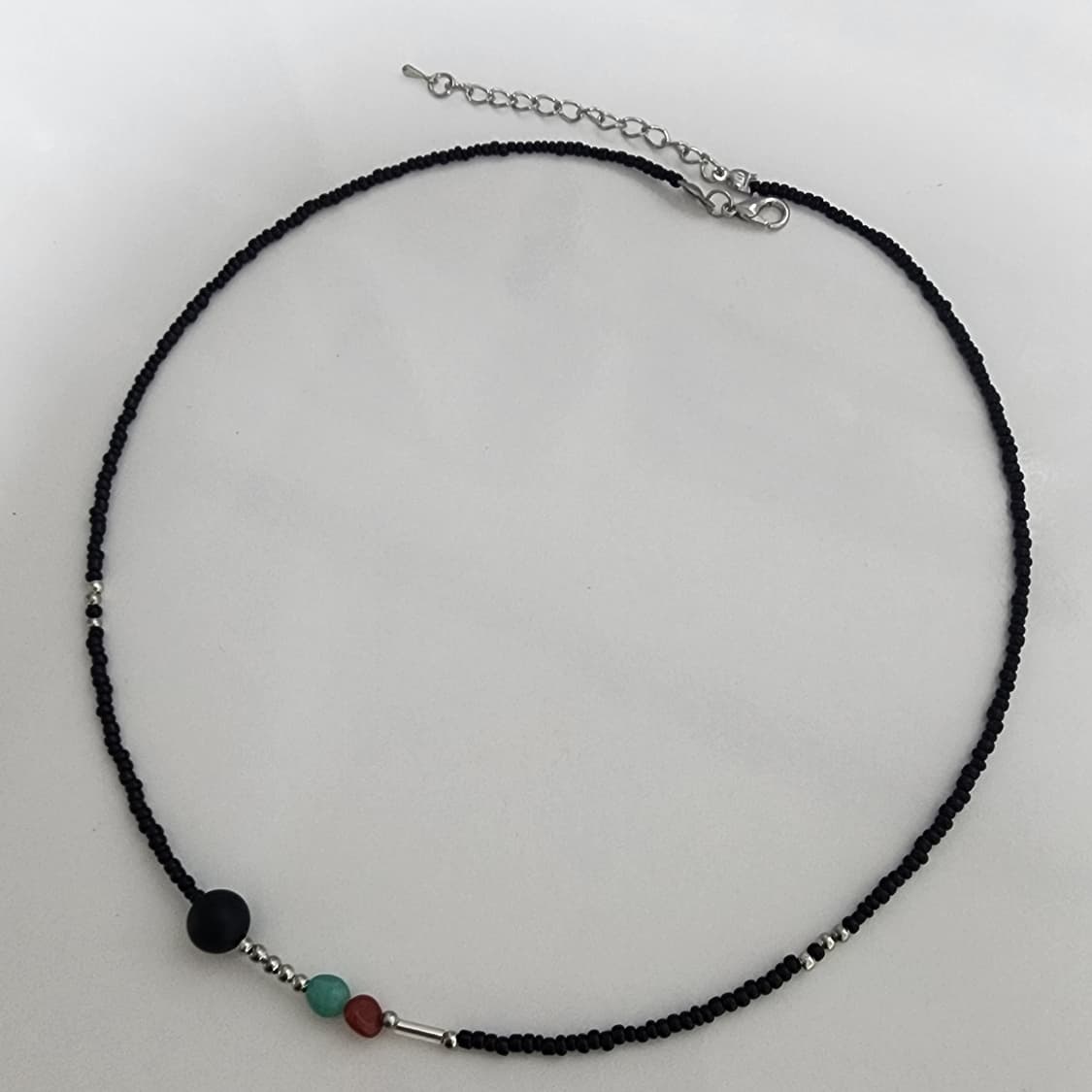 남자 원석 포인트 목걸이 상품이미지3