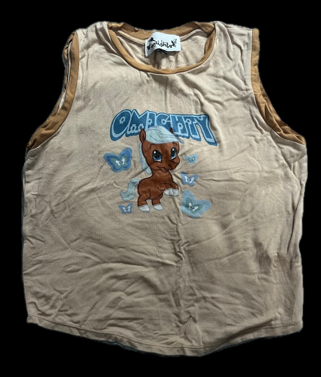 오마이티 omighty 프린팅 나시 탑 상품이미지1