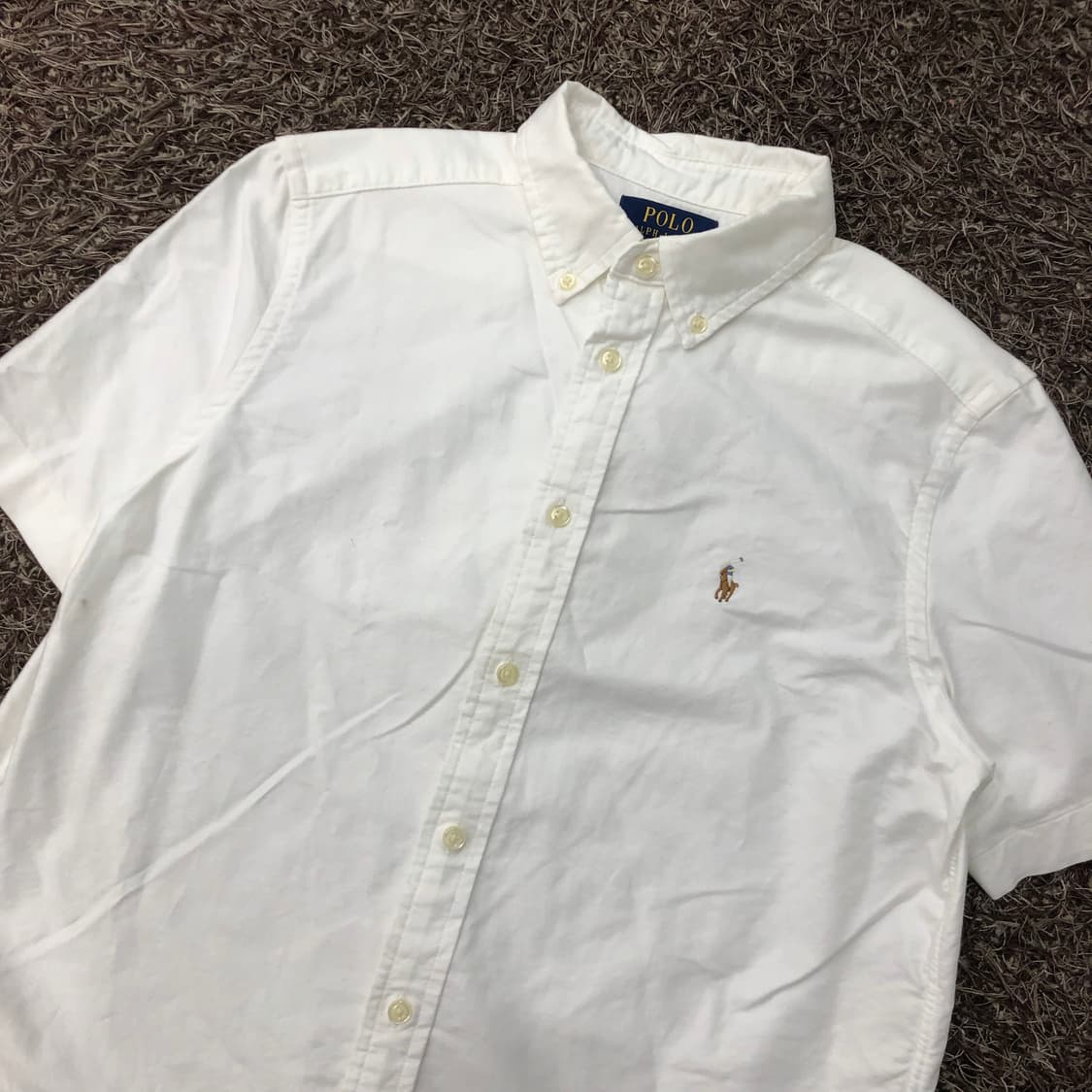L 폴로 랄프로렌 걸스 화이트 반팔 셔츠 상품이미지2