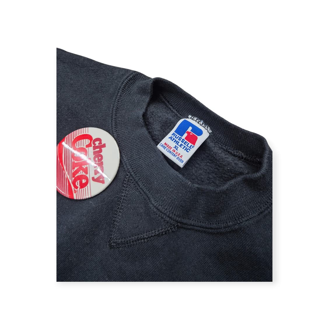 러셀 스웻셔츠 블랙 상품이미지3