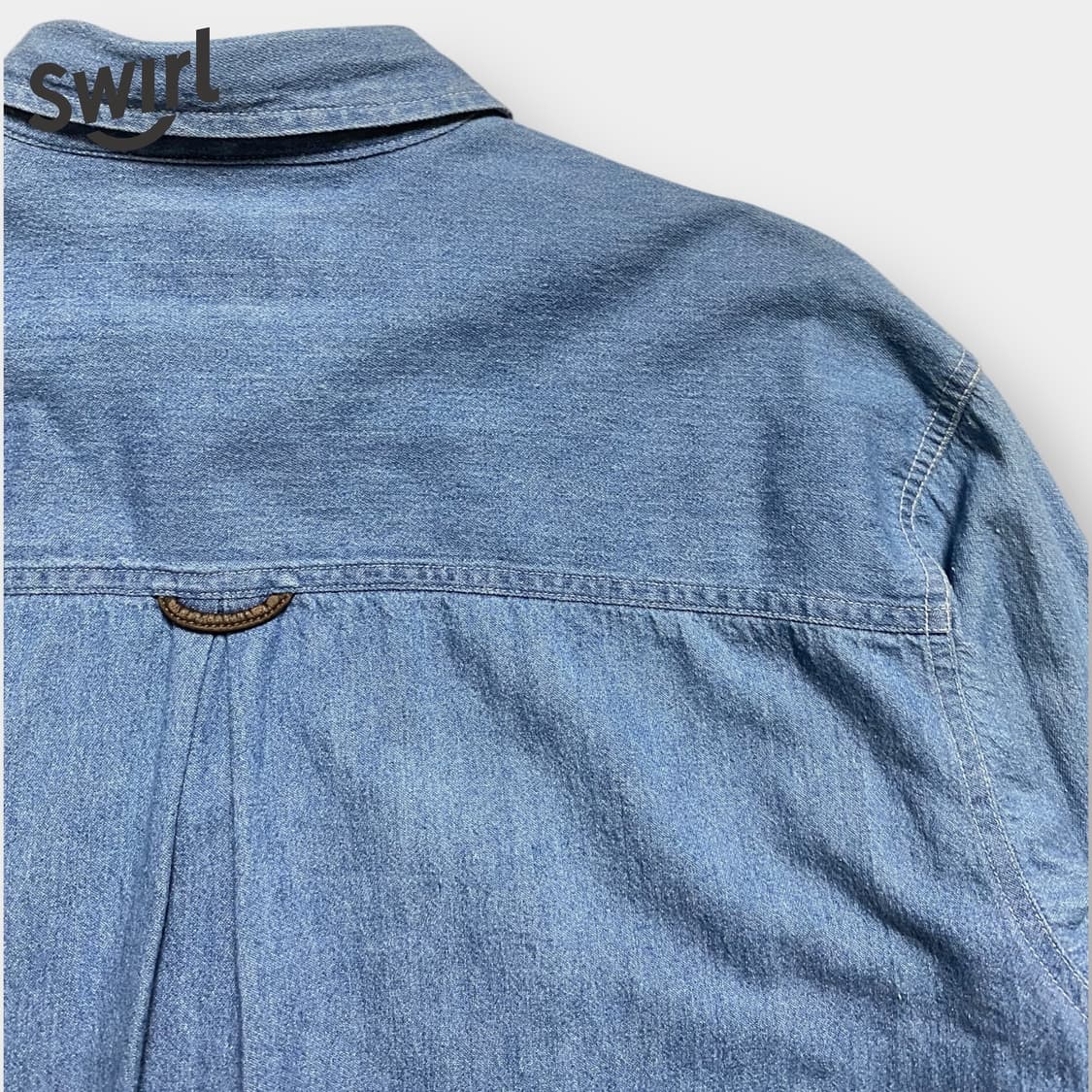 🌊90s Marlboro work denim shirts 상품이미지5