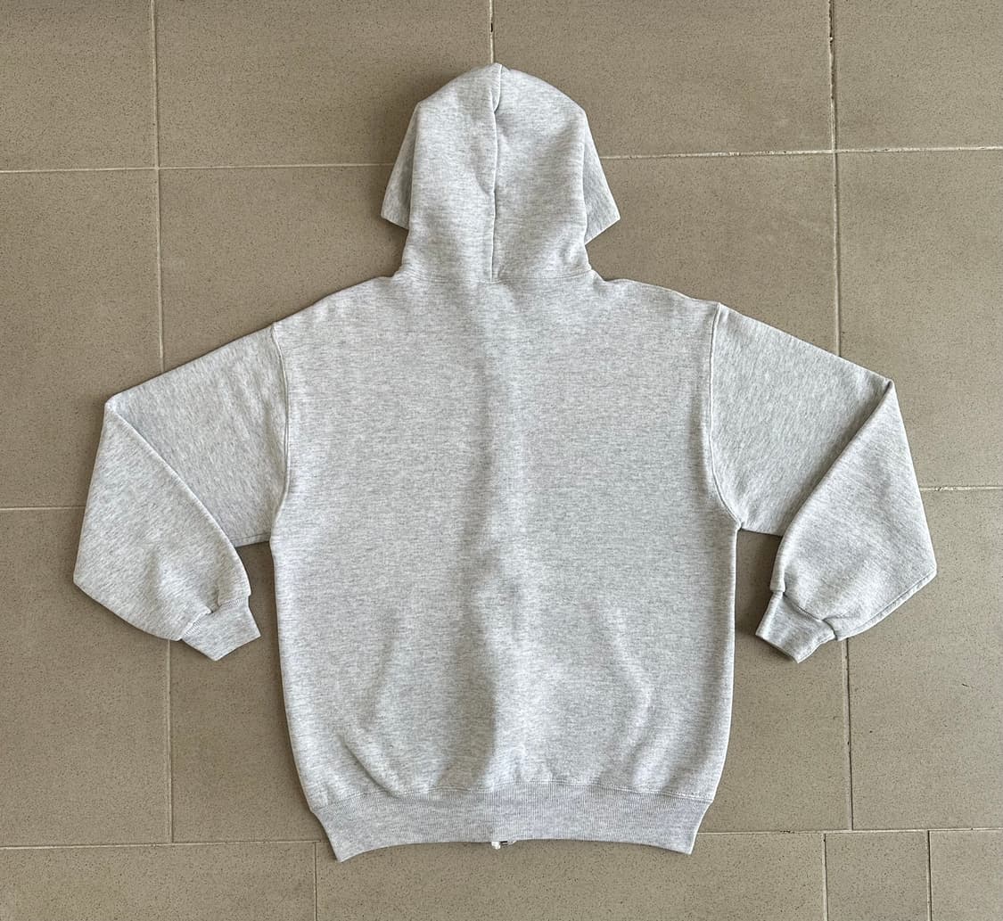 90s 빈티지 러셀 후드집업 밝은그레이 L USA 상품이미지2