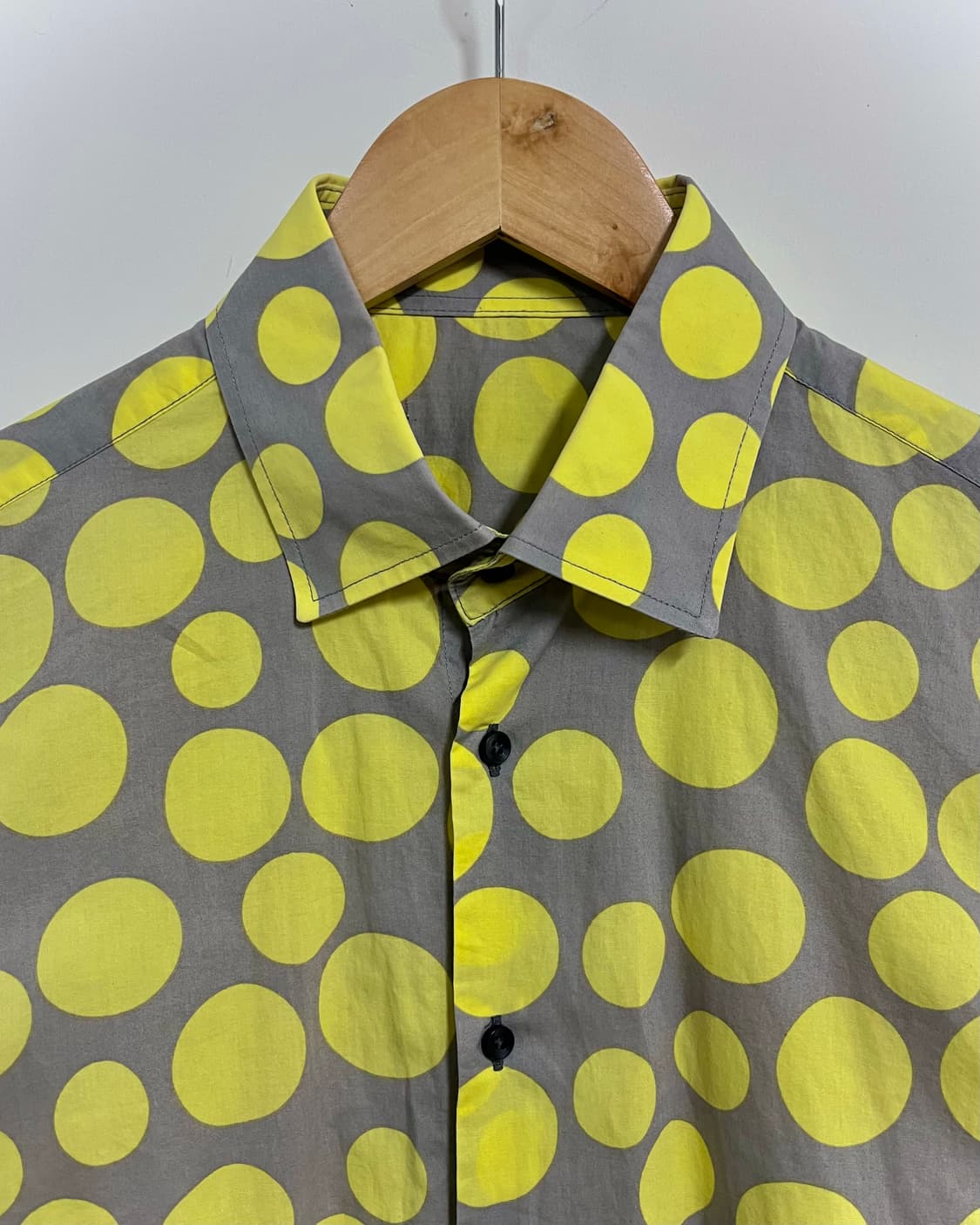 Japanese Vintage Dot Pattern 1/2 shirt 상품이미지4
