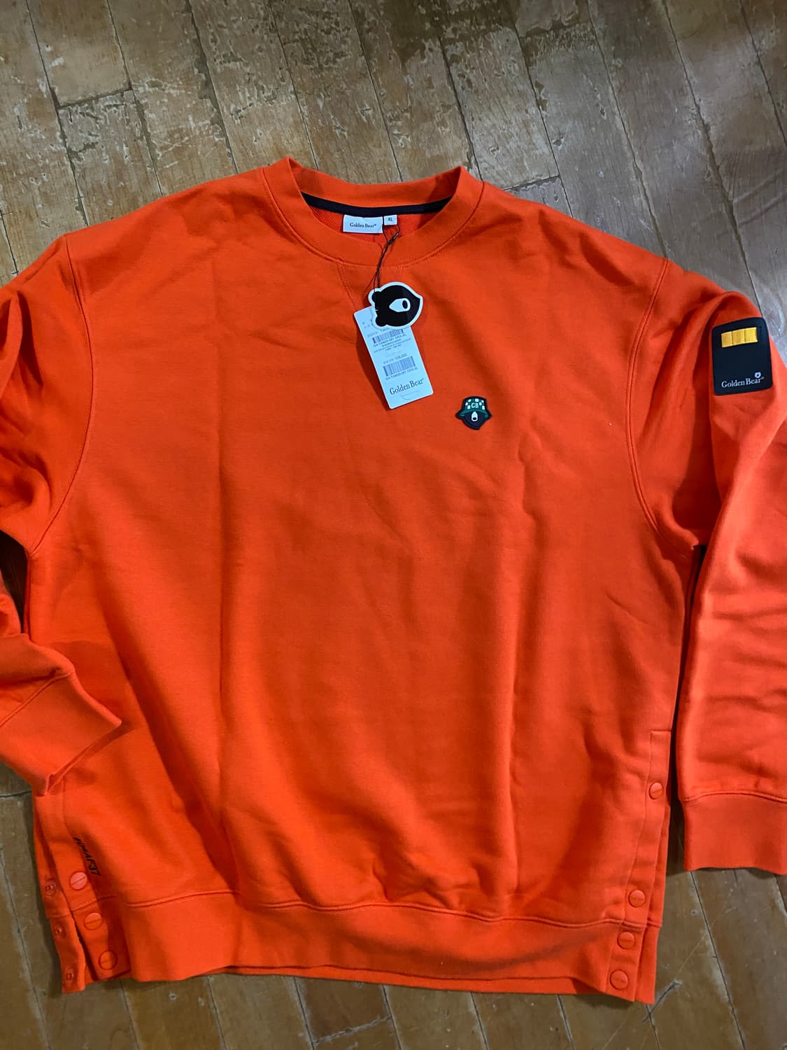 (새상품)골든베어 오렌지 맨투맨 XL (110) 상품이미지1