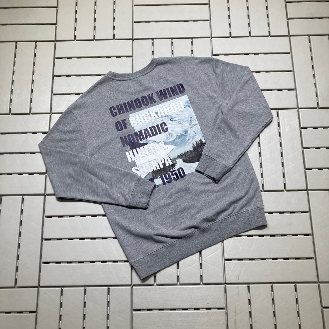 [M]버커루 백프린팅 맨투맨 0306 상품이미지4