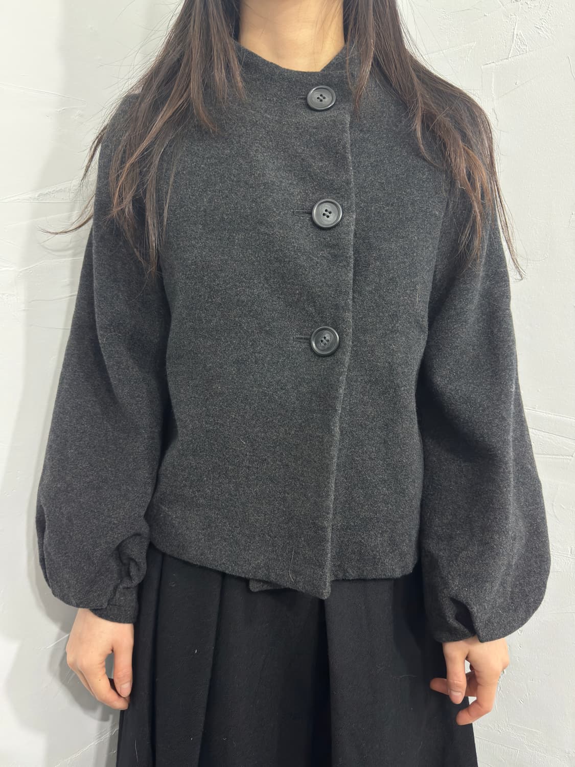 eight peanuts button wool jacket 상품이미지1