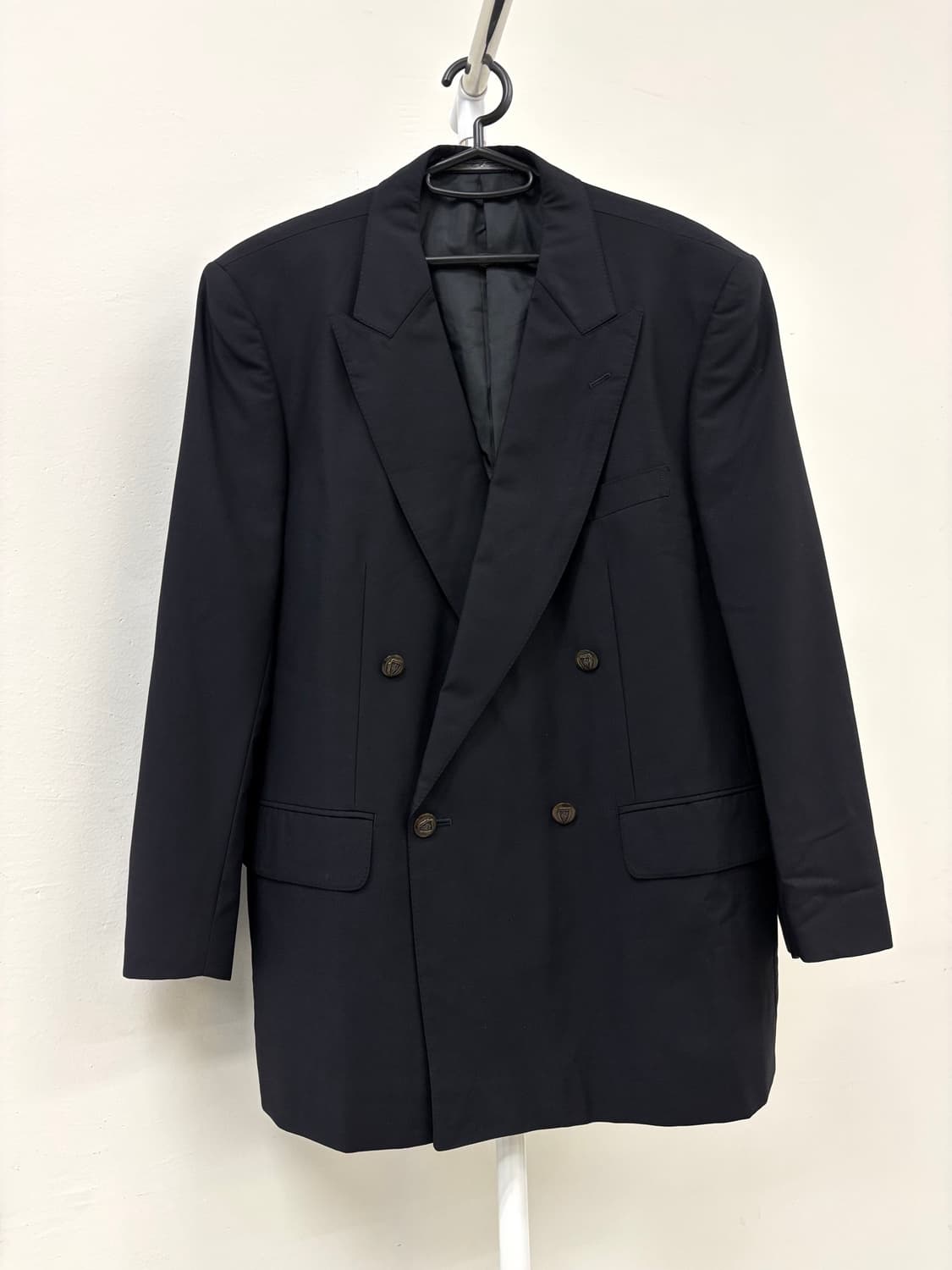 빈티지 네이비 블레이저 울 자켓 상품이미지4