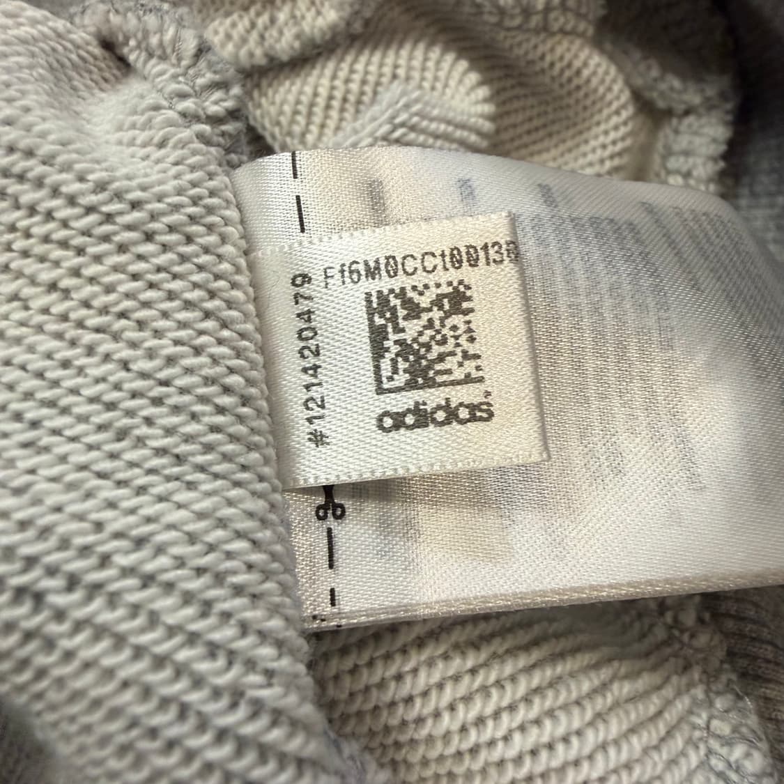 아디다스 그레이 베이직 후드티 상품이미지5