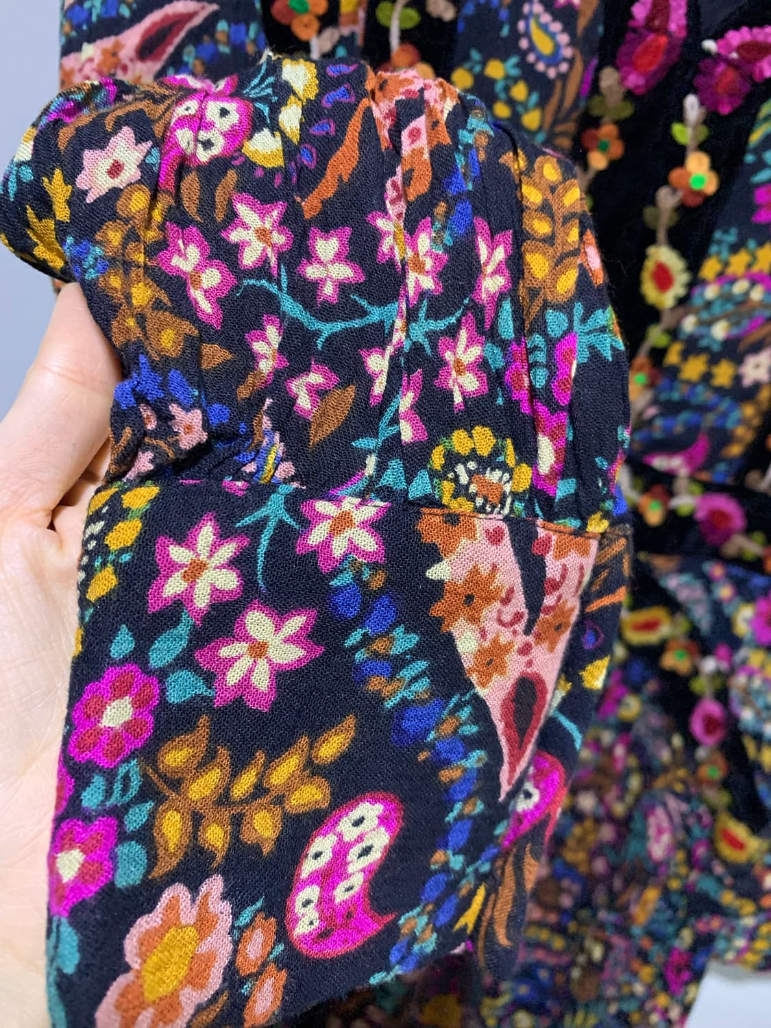 빈티지 자수 원피스 상품이미지4