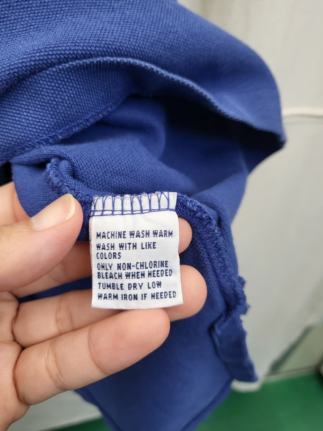 폴로 랄프로렌 네이비 반팔 카라티 상품이미지5