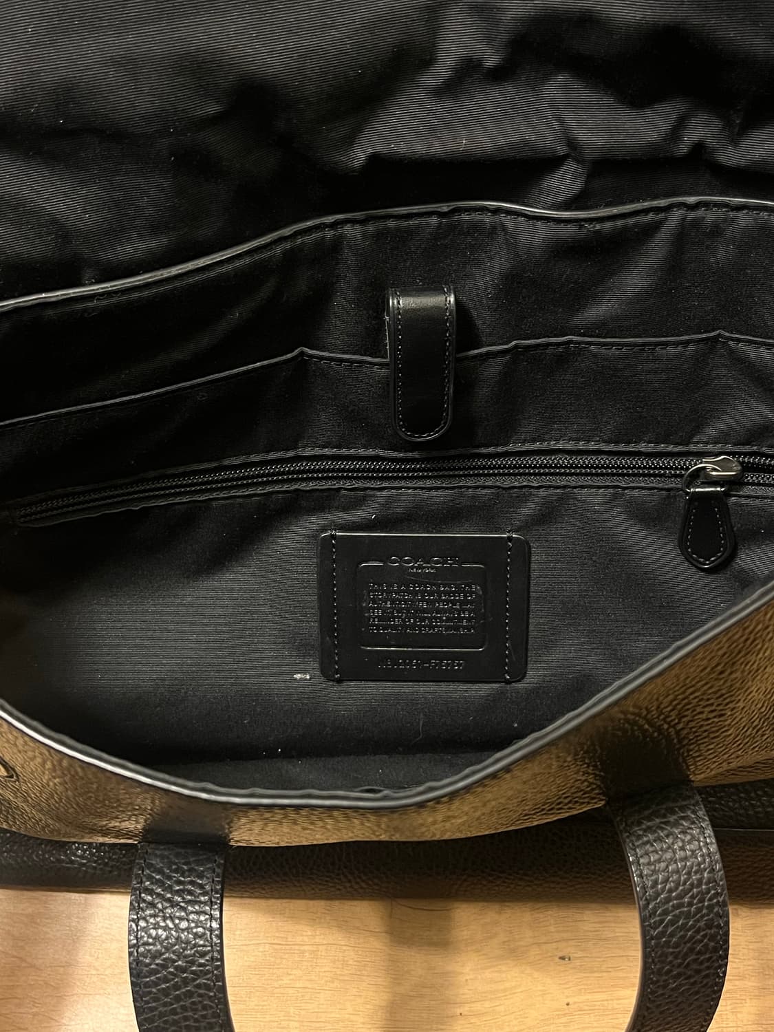 코치 브리프케이스 블랙 소가죽 상품이미지5