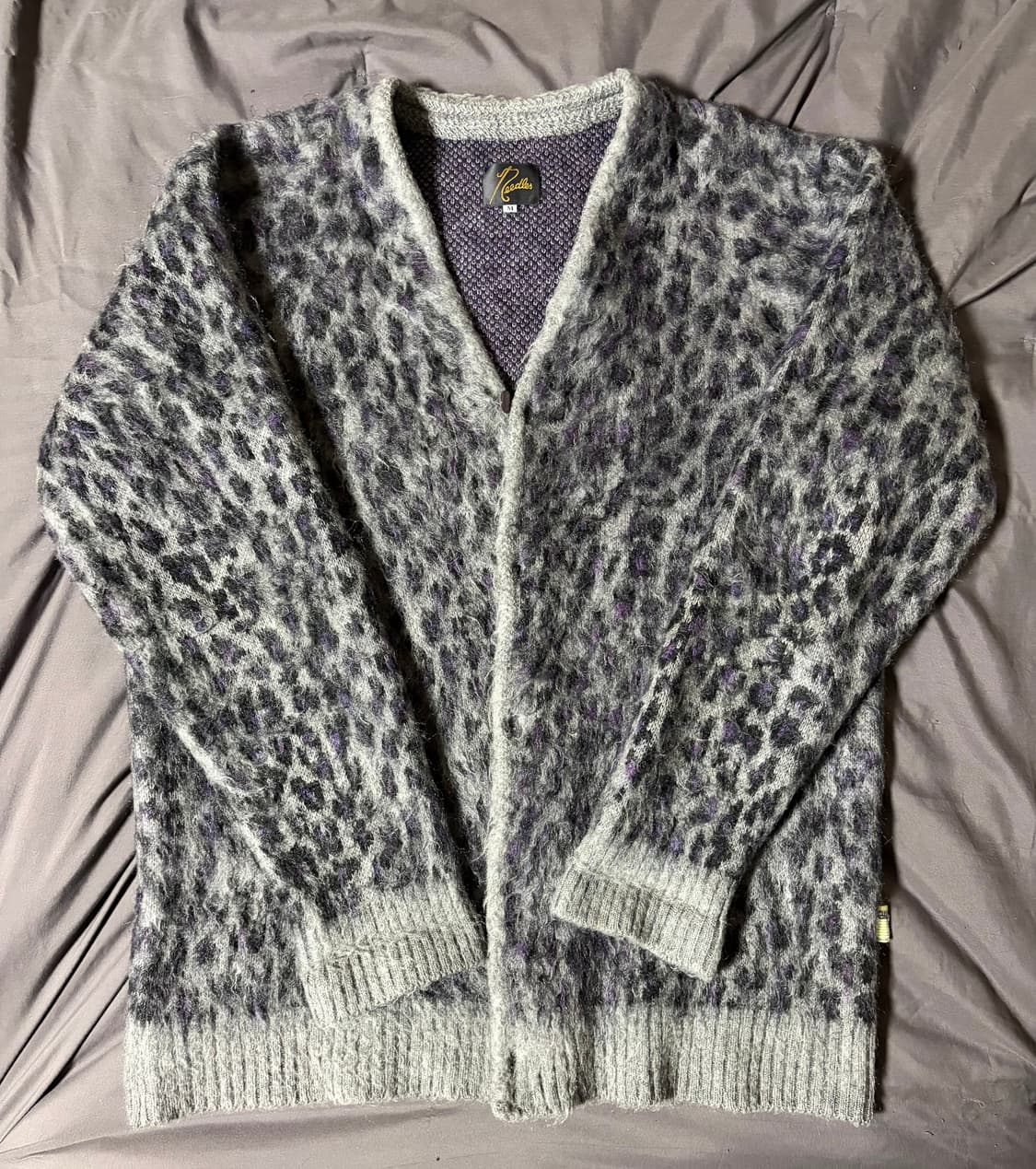 니들스 모헤어가디건 레오파드 M 상품이미지1