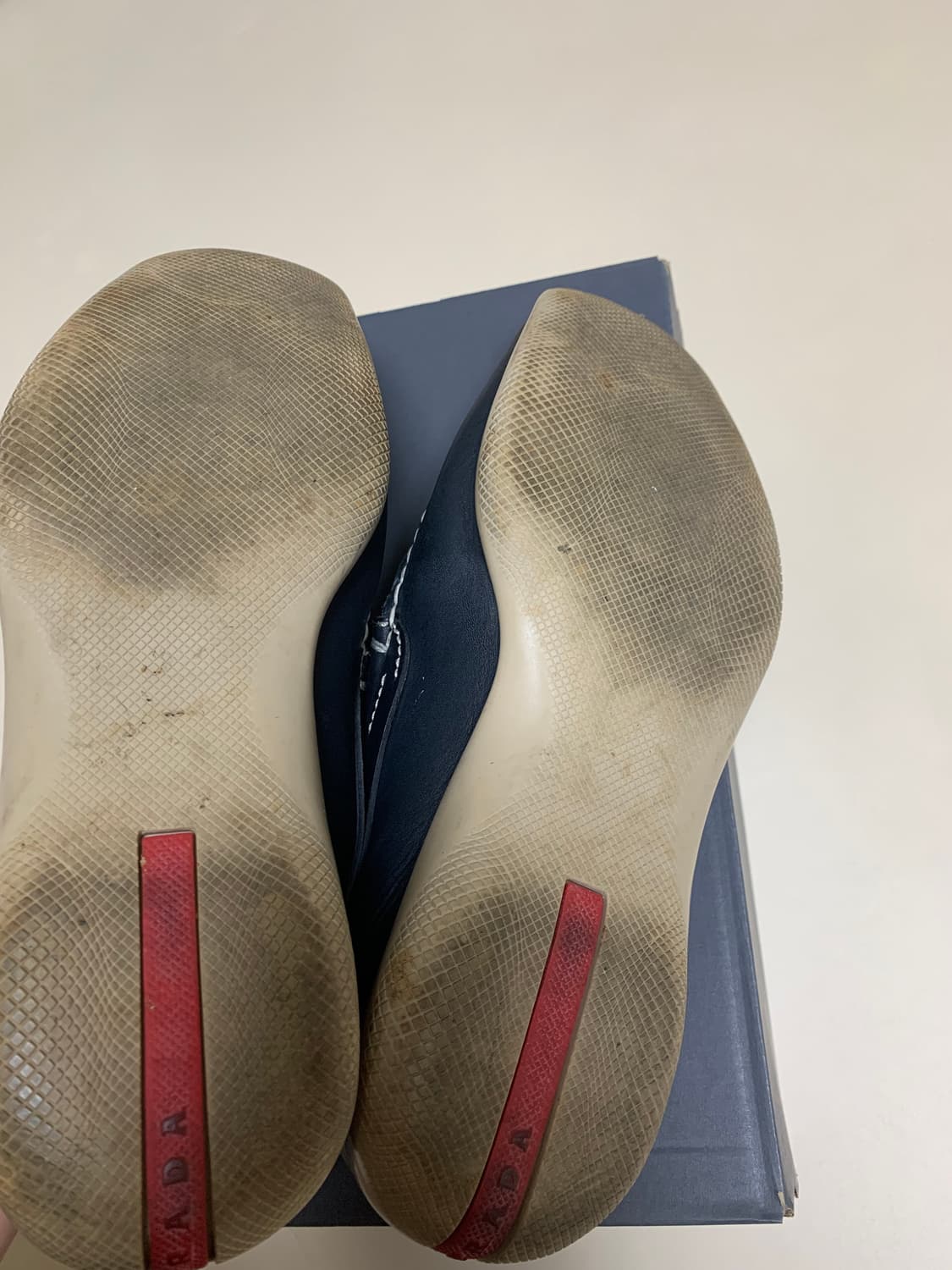 프라다 남성 로퍼 네이비 7사이즈 상품이미지5