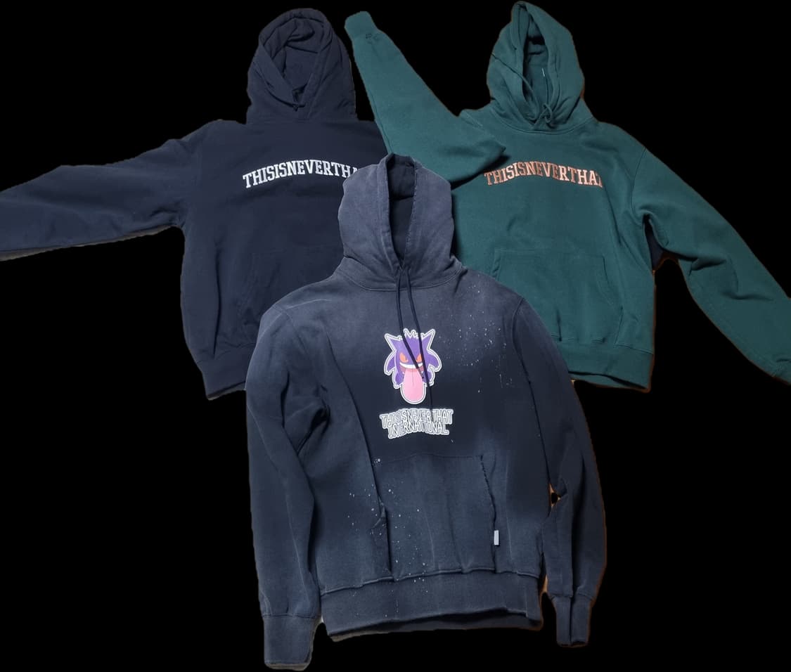 디스이즈네버댓 후드티 3장 일괄 상품이미지1