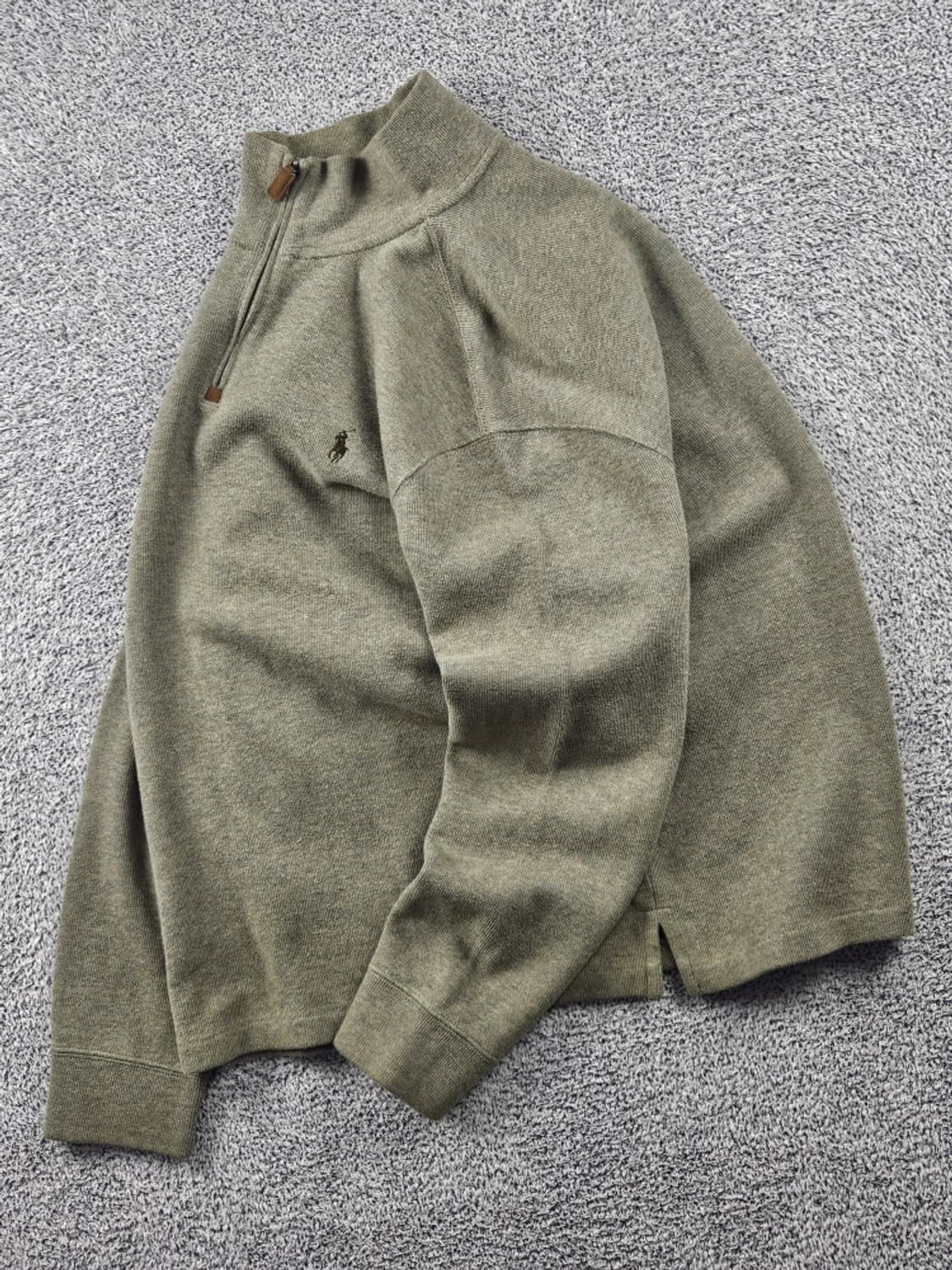 폴로랄프로렌 코튼 하이 넥 하프 집업 니트 ( L ) / 10821 상품이미지3