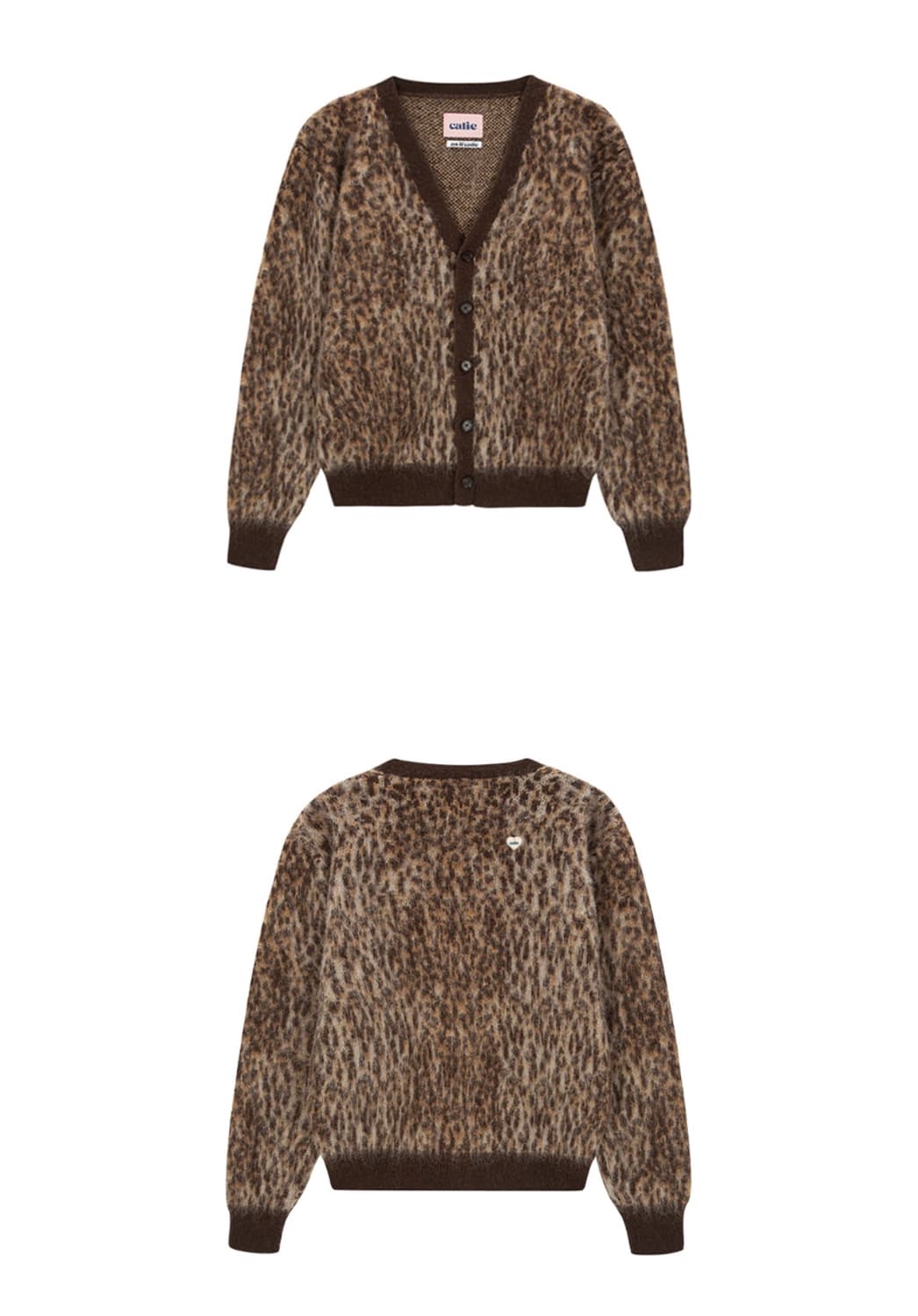 에즈이프캘리) 레오파드 니트 가디건 상품이미지8