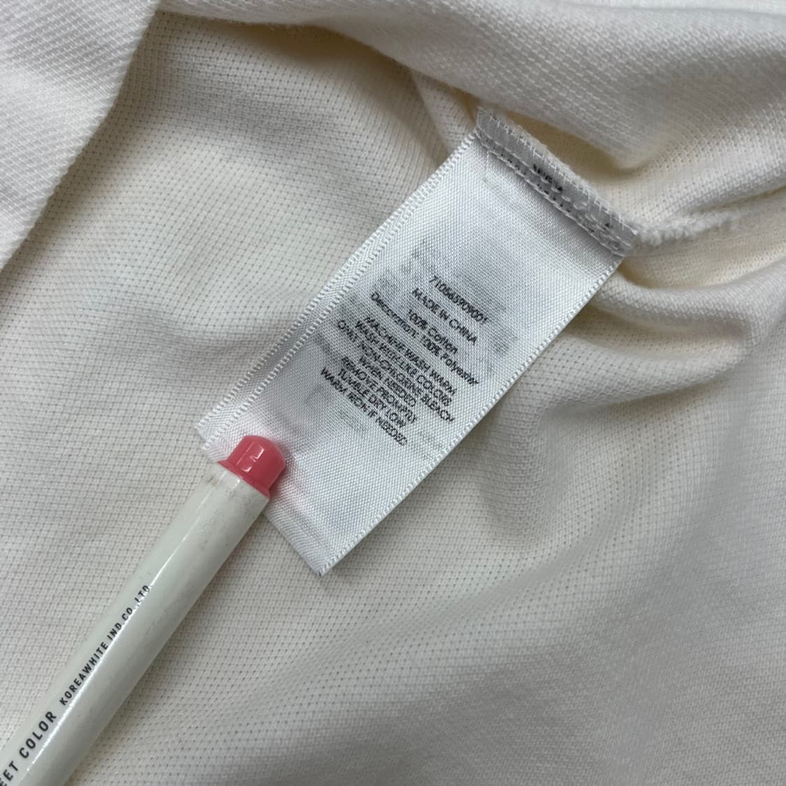 폴로 랄프로렌 빅포니 성조기 화이트 카라 반팔 XL 상품이미지5