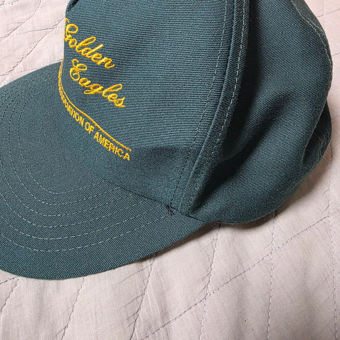 [OS] 빈티지 NRA 골든이글 베이지 5패널 그린 상품이미지3