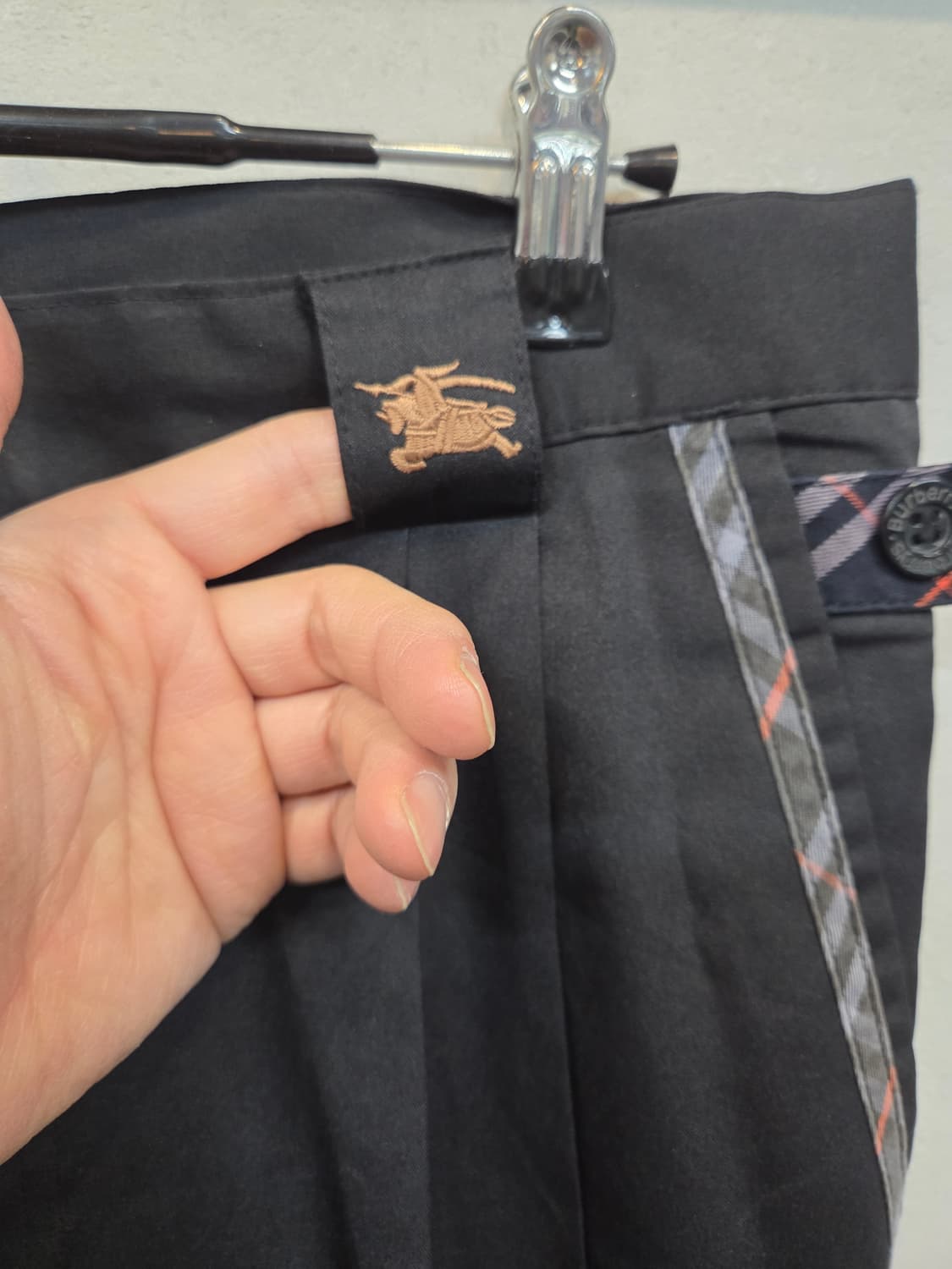 버버리 빈티지 올드스쿨 슬렉스 팬츠 대략 32 상품이미지4