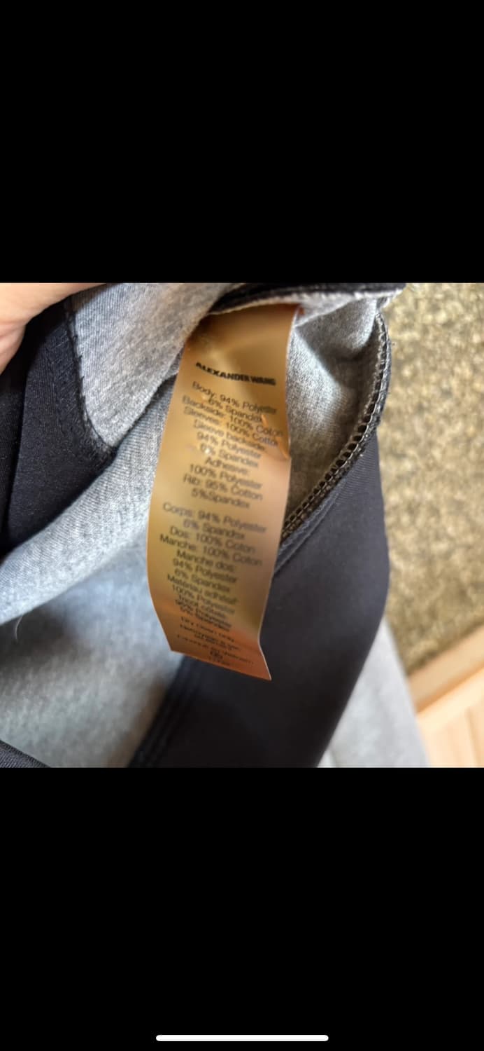 (Xs) 알렉산더왕 배색 봄버 자켓 상품이미지3