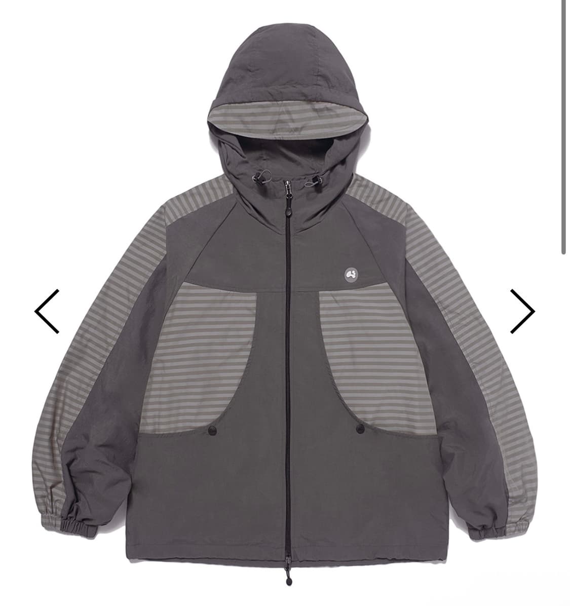 허그유어스킨 스트라이프 윈드브레이커 Stripe wind-breaker 상품이미지1