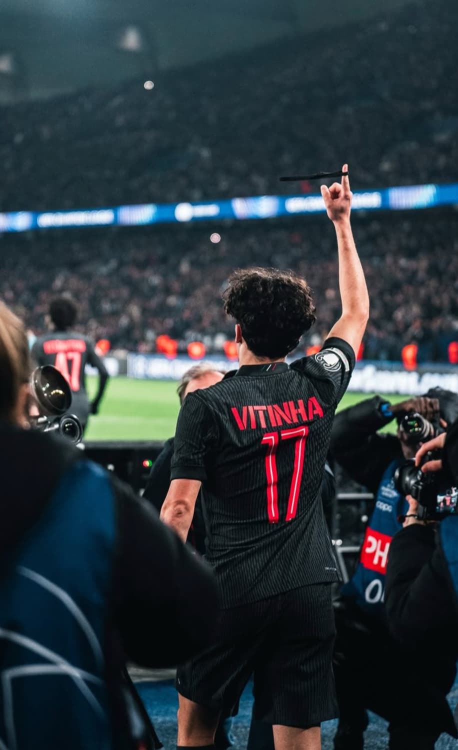 25-26 파리생제르맹 포스 비티냐 유니폼 L사이즈 어센틱 상품이미지8