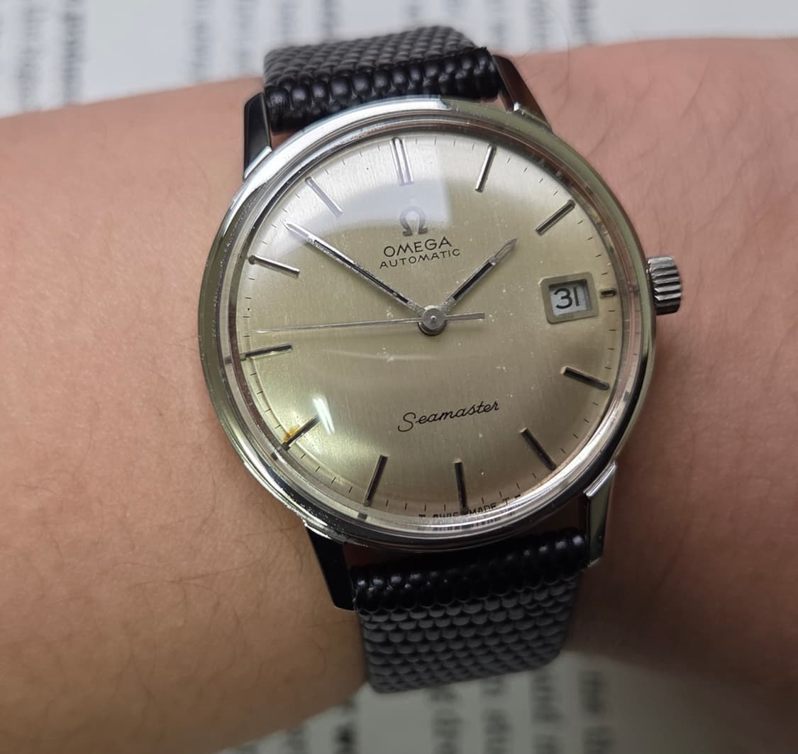 레어] 빈티지 오메가 씨마스터 오리지널 돔형다이얼 싱글데이트 오토매틱 
 상품이미지10