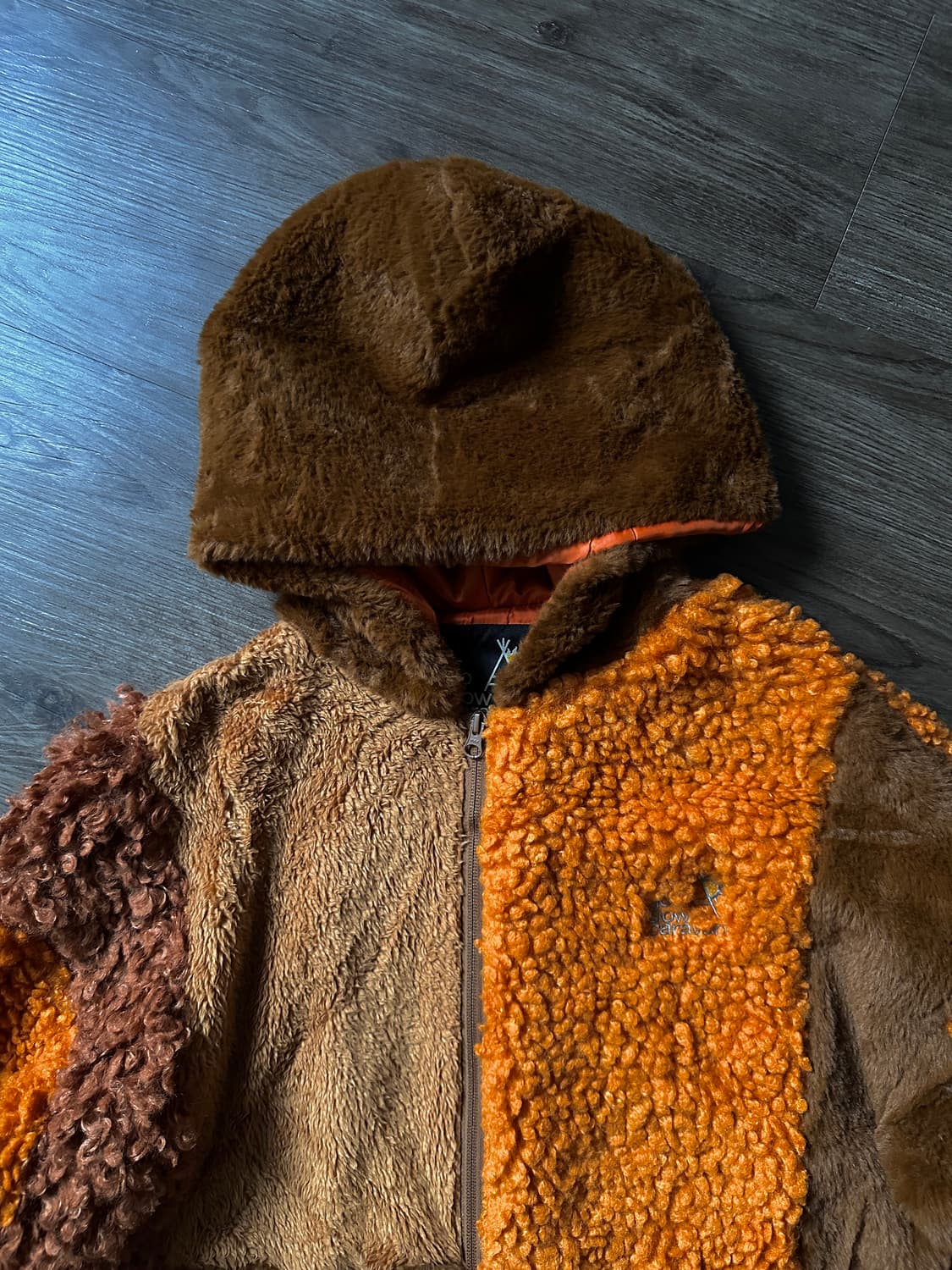 Go Slow Caravan 퍼 & 보아 플리스 패치워크 자켓 상품이미지9