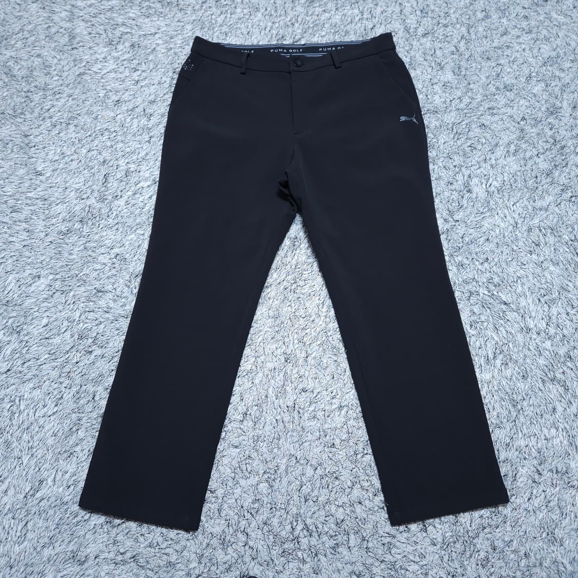 퓨마)36(XXL) 남자 검정기모바지 기모골프바지 / 왕눈이샵 상품이미지1