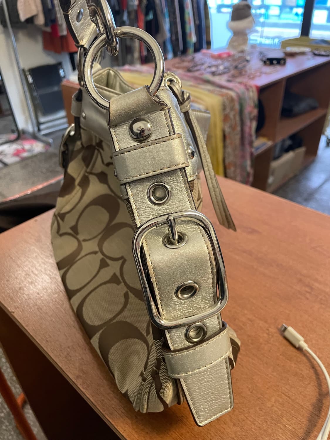 코치 실버트리밍 숄더백 [무배] 상품이미지8