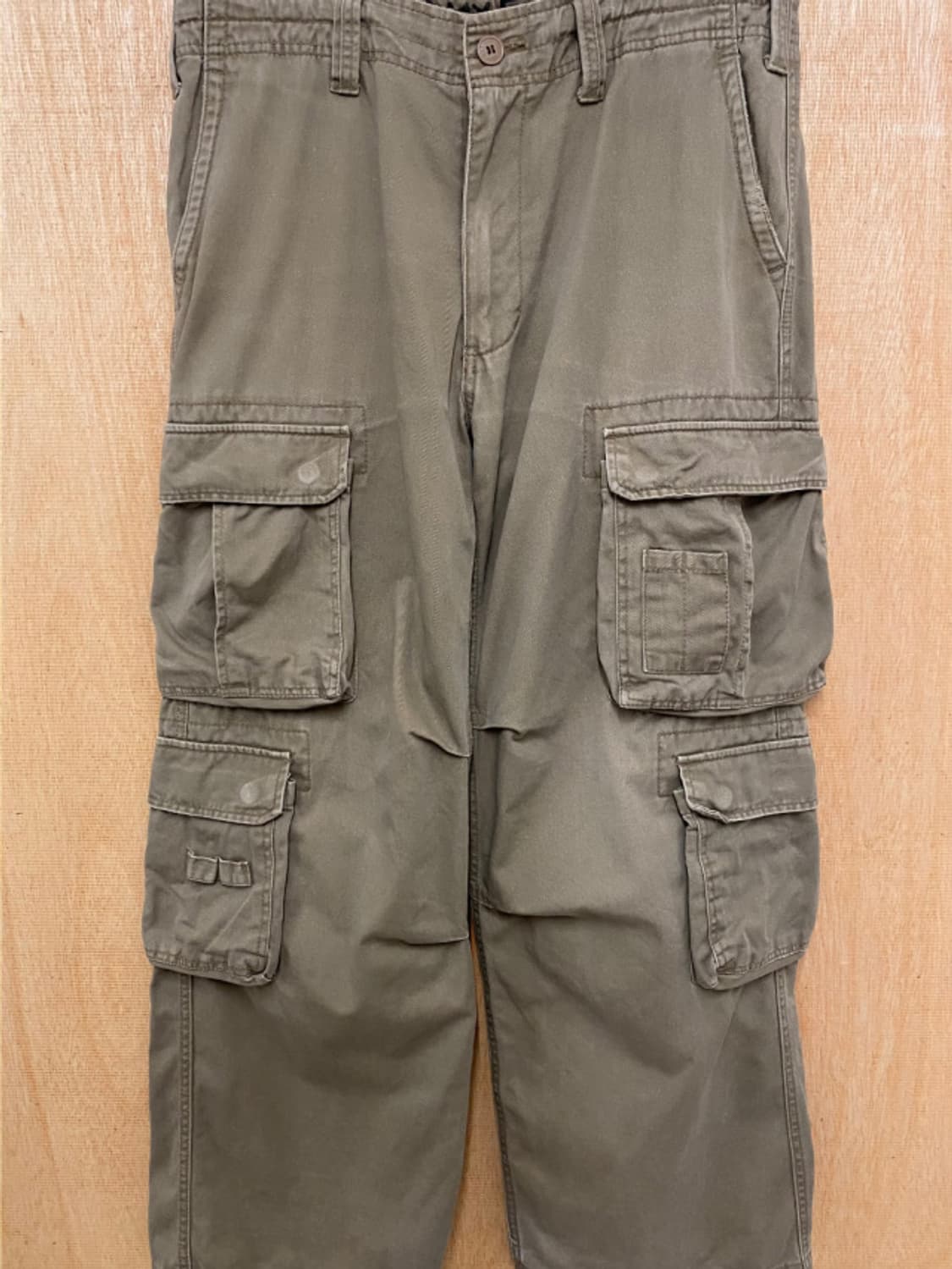VTG wide double cargo pants 일본 빈티지 더블 카고 상품이미지6