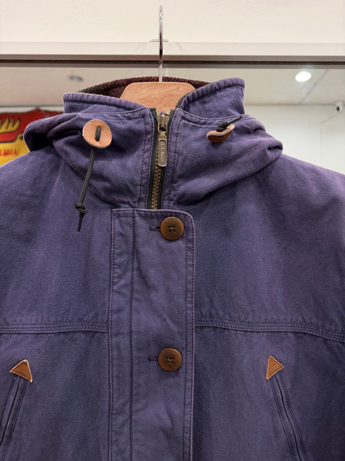 90-00s L.L.Bean 엘엘빈 코튼 캔버스 마운틴 헤비 후드 파카 상품이미지2