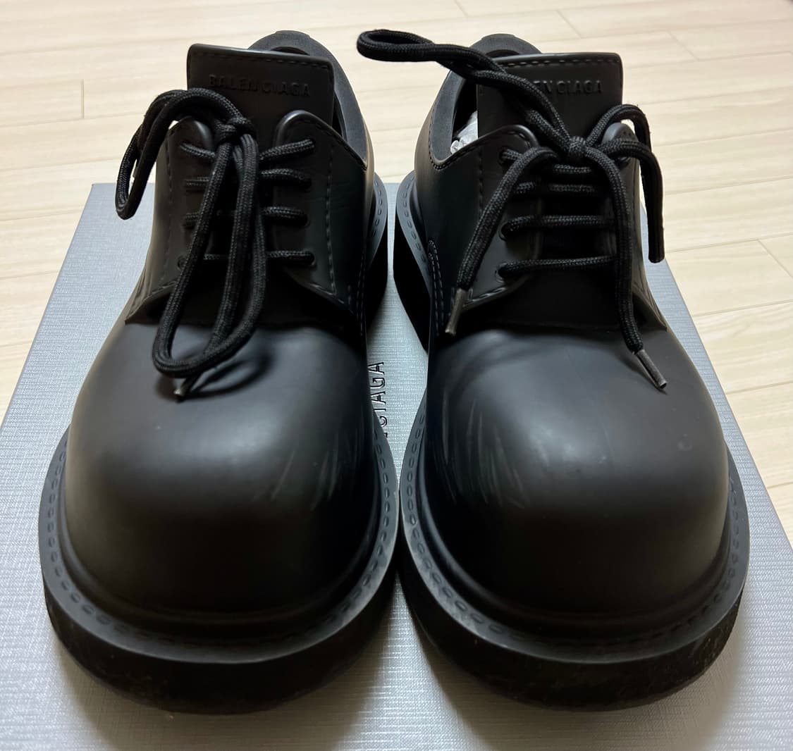 (39)발렌시아가 스테로이드 더비 블랙 상품이미지3