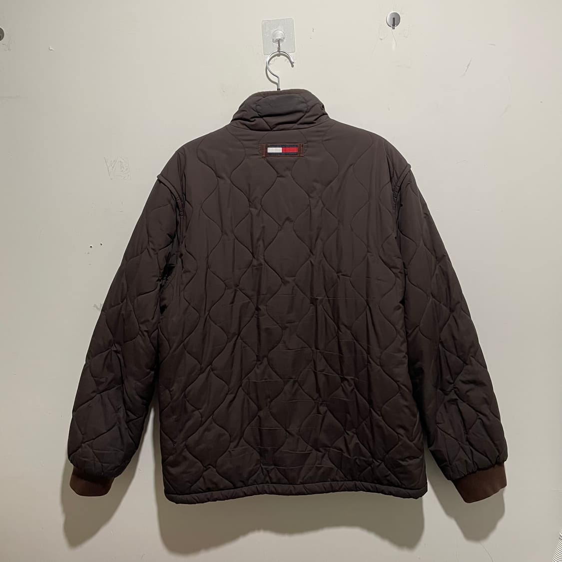 타미힐피거 퀼팅자켓 브라운 상품이미지2