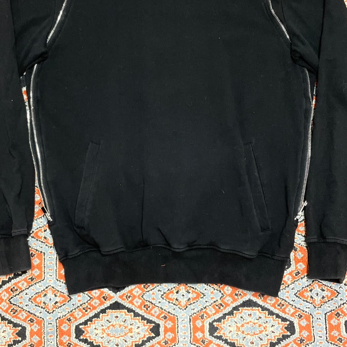 안토니 모라토 블랙 지퍼디테일 맨투맨 남성L 상품이미지3