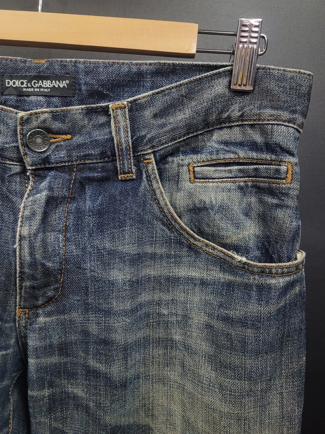 DOLCE AND GABBANA 돌체앤가바나 빈티지 데님팬츠 상품이미지2