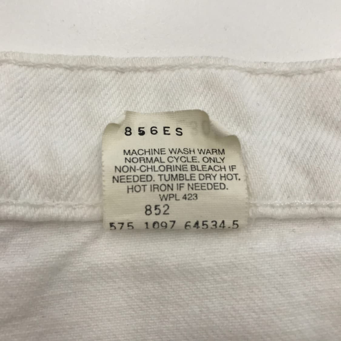 리바이스 90s 오렌지탭 550 화이트 진 [29] 상품이미지6