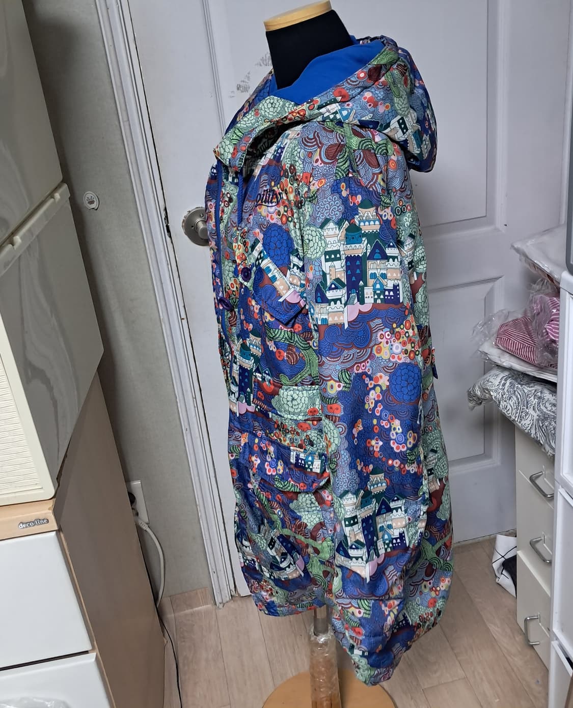 오일릴리 후드 점퍼 자켓 38(얇은 충전재있음)55~날씬66 상품이미지2