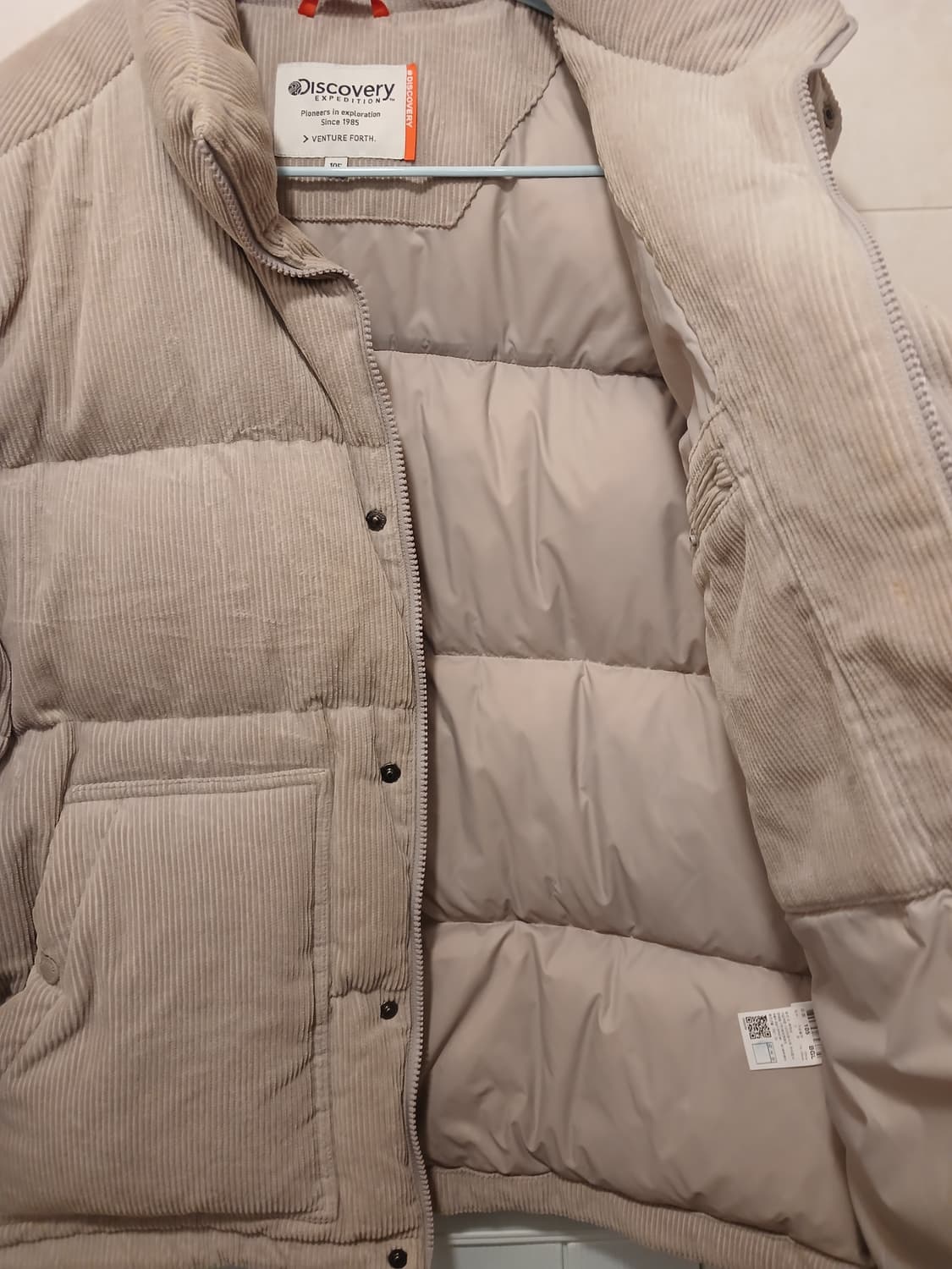 디스커버리 정품 남성 코듀로이 점퍼 105 사이즈 상품이미지4