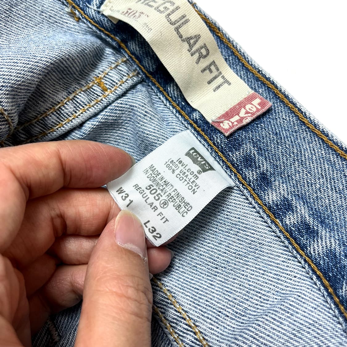 리바이스 505 청바지 (31/32) 상품이미지9