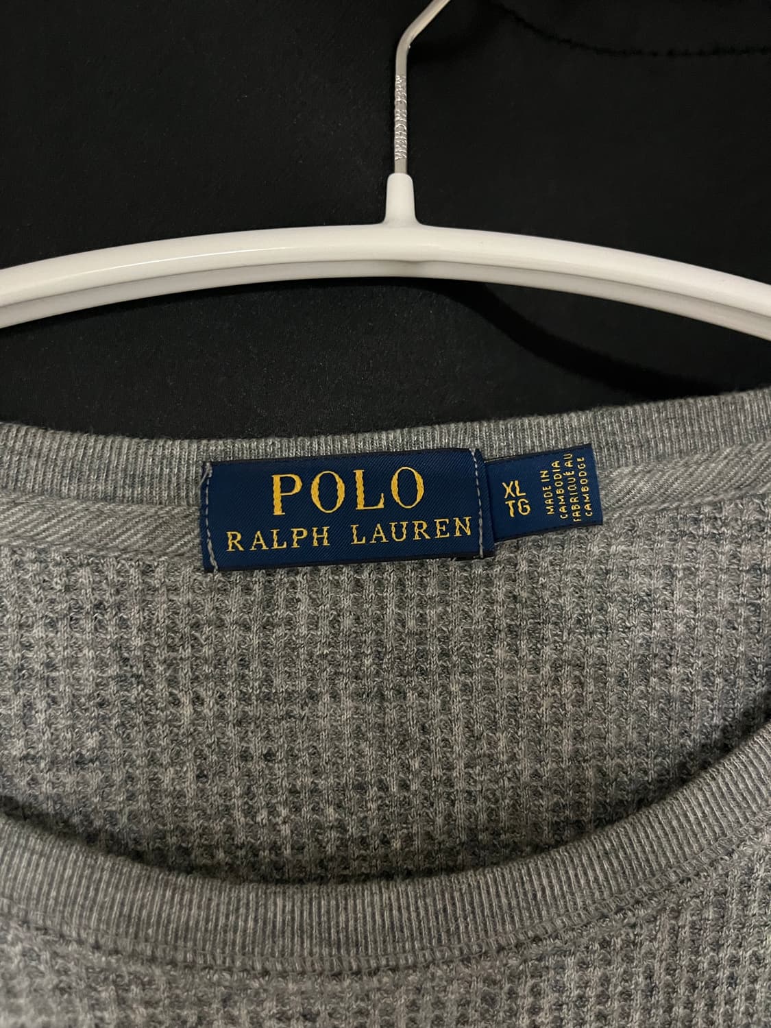 폴로 랄프로렌 그레이 와플 롱슬리브 상품이미지2