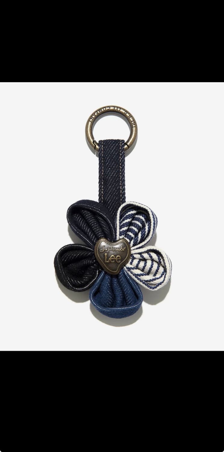 [Lee X Saytouché] 데님 꽃 키링 믹스 상품이미지1