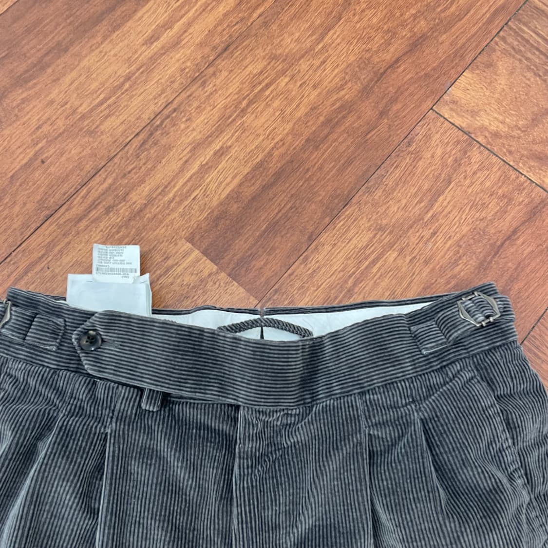 수트서플라이 캐시미어 코듀로이 팬츠 상품이미지2