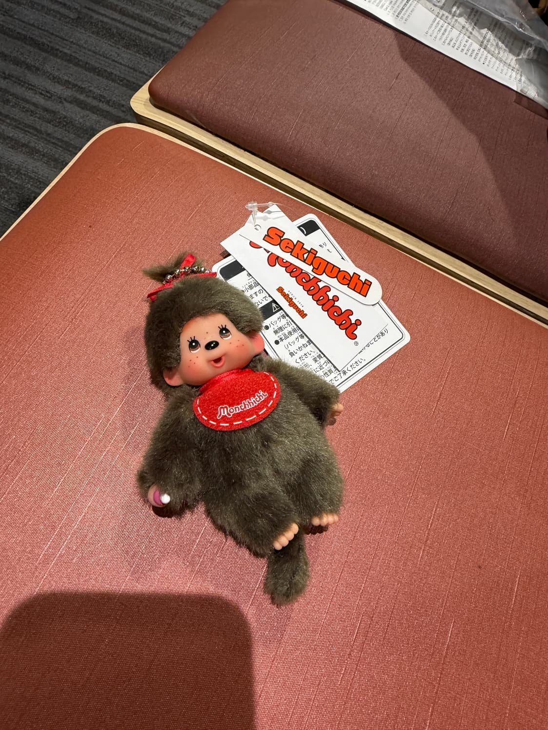 몬치치 미니 키 체인 걸 브라운 정품 새제품 급처 상품이미지4