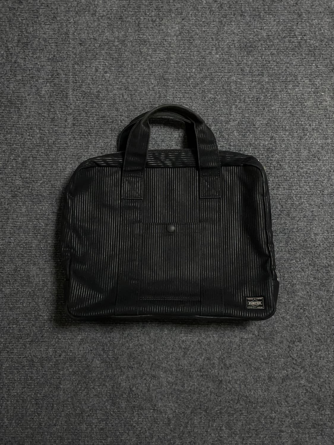 포터 블랙 스트라이프 브리프케이스 상품이미지1
