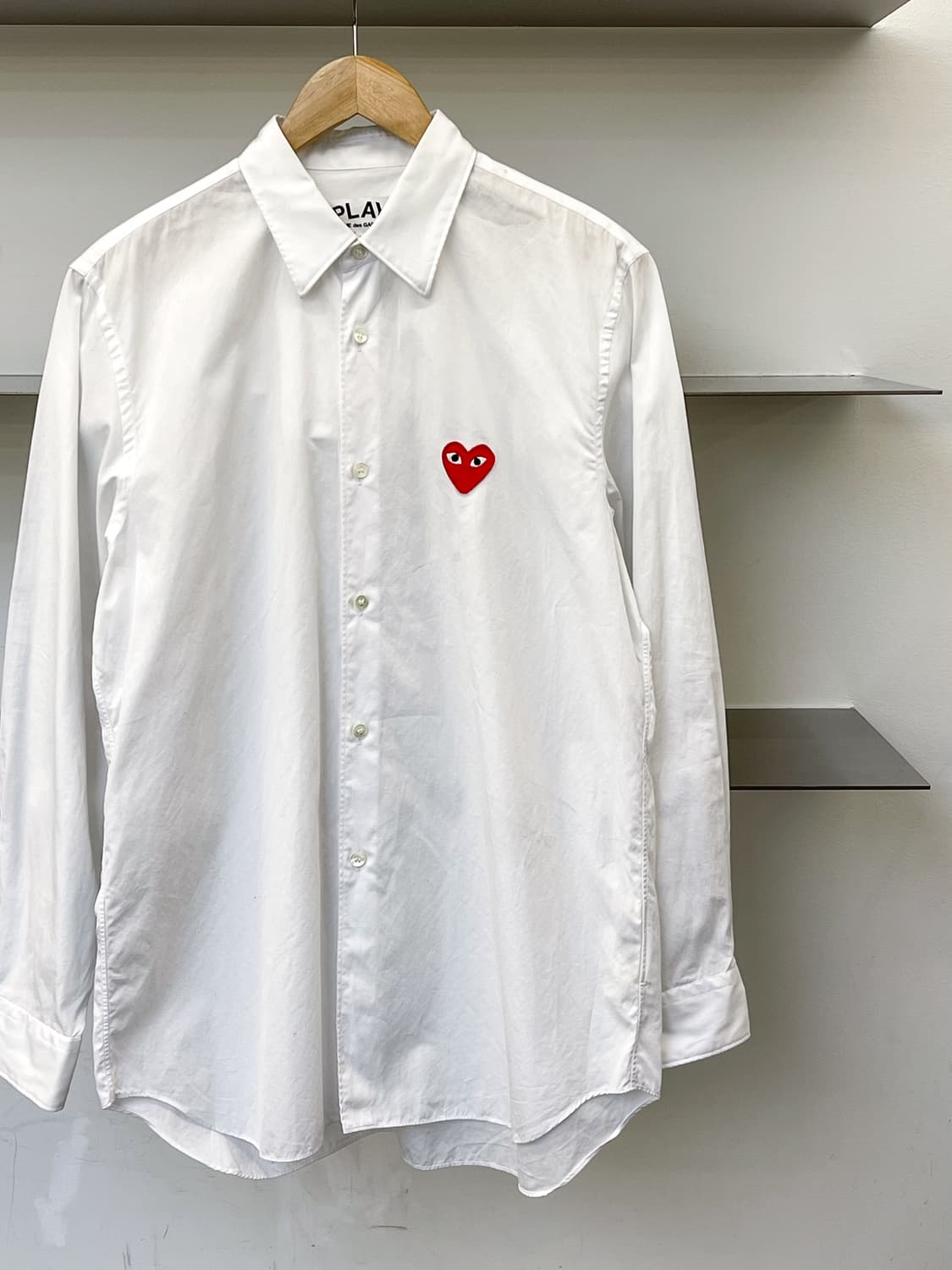 꼼데가르송 플레이 하트 와펜 셔츠 상품이미지2