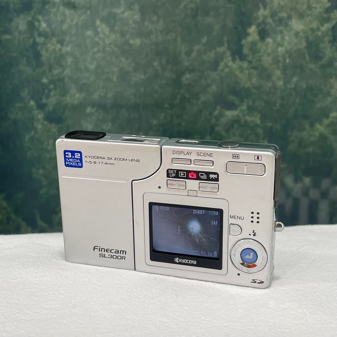 (셀카/희귀) 교세라 finecam sl300r 디지털카메라 상품이미지4